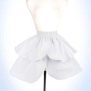 LAURA BYRNES Twill Underskirt - White